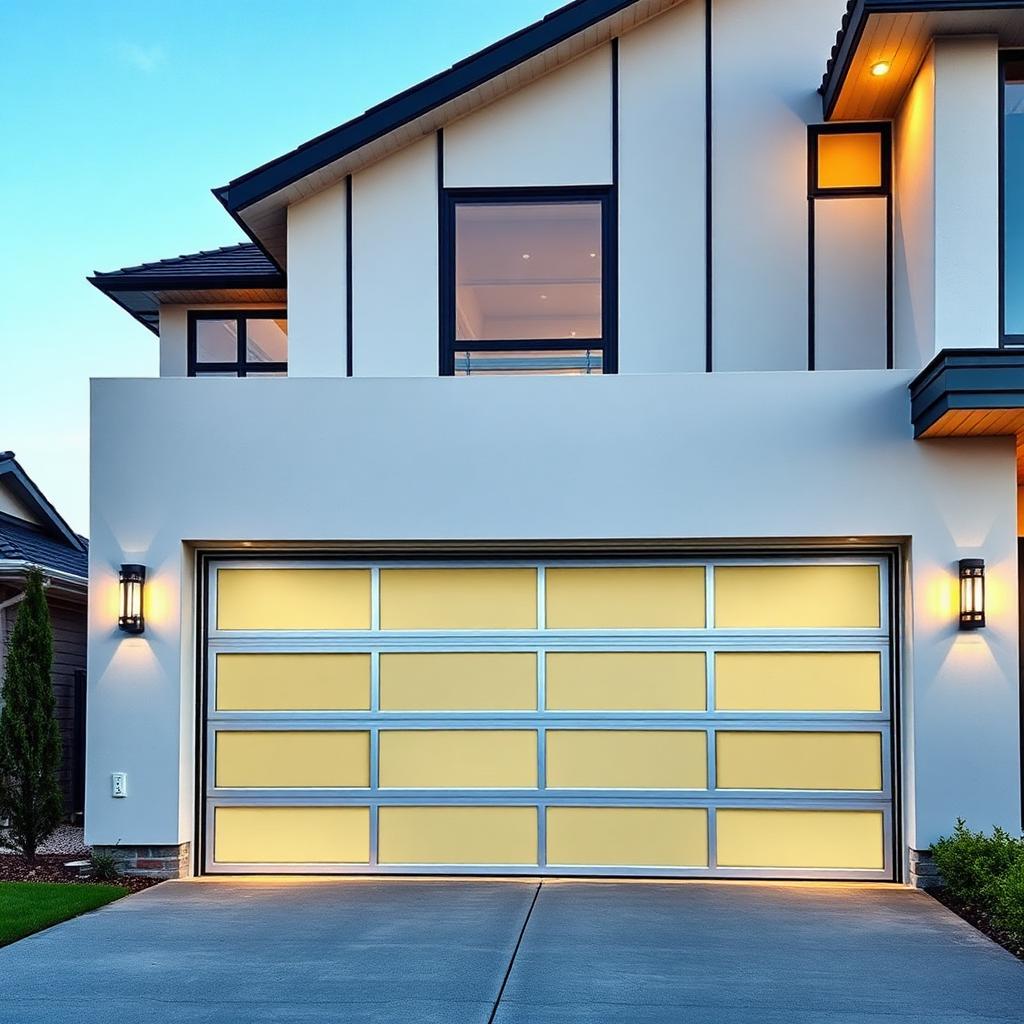 Modern Aluminum Door - Professional garage door installation in Oak Harbor area